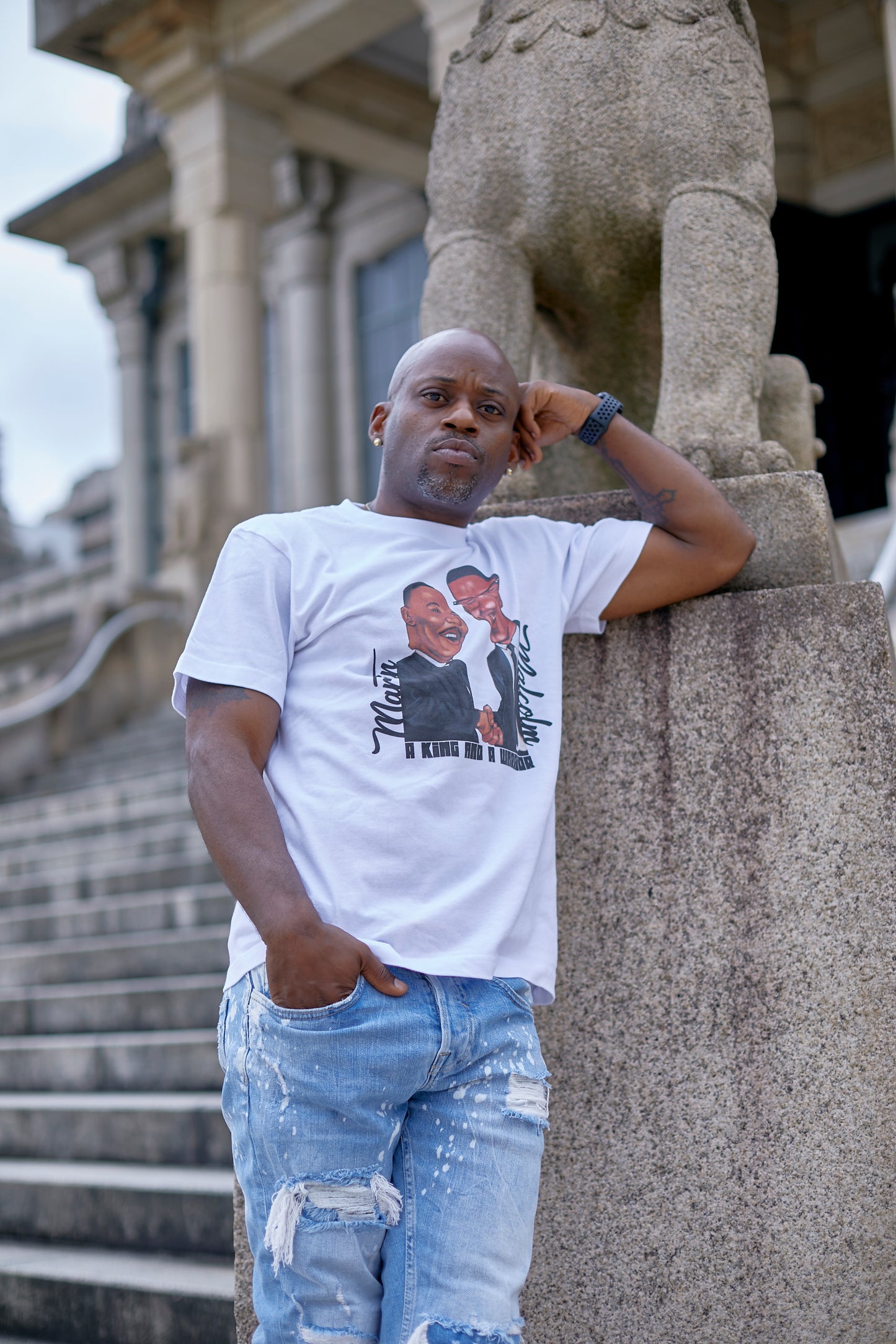 A King & A Warrior Crewneck T-Shirt