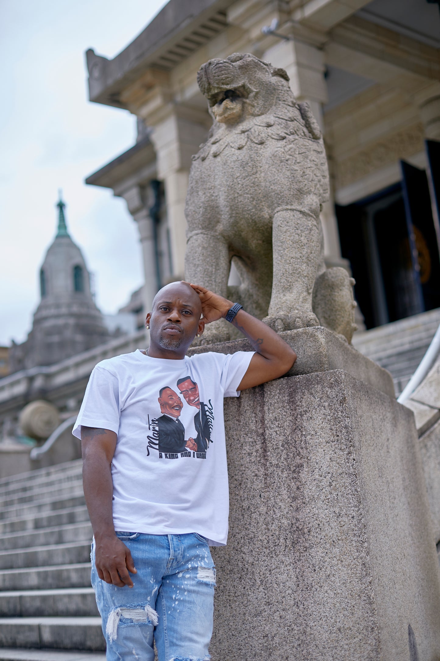 A King & A Warrior Crewneck T-Shirt