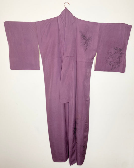 Ukioe Purple - Tomesode