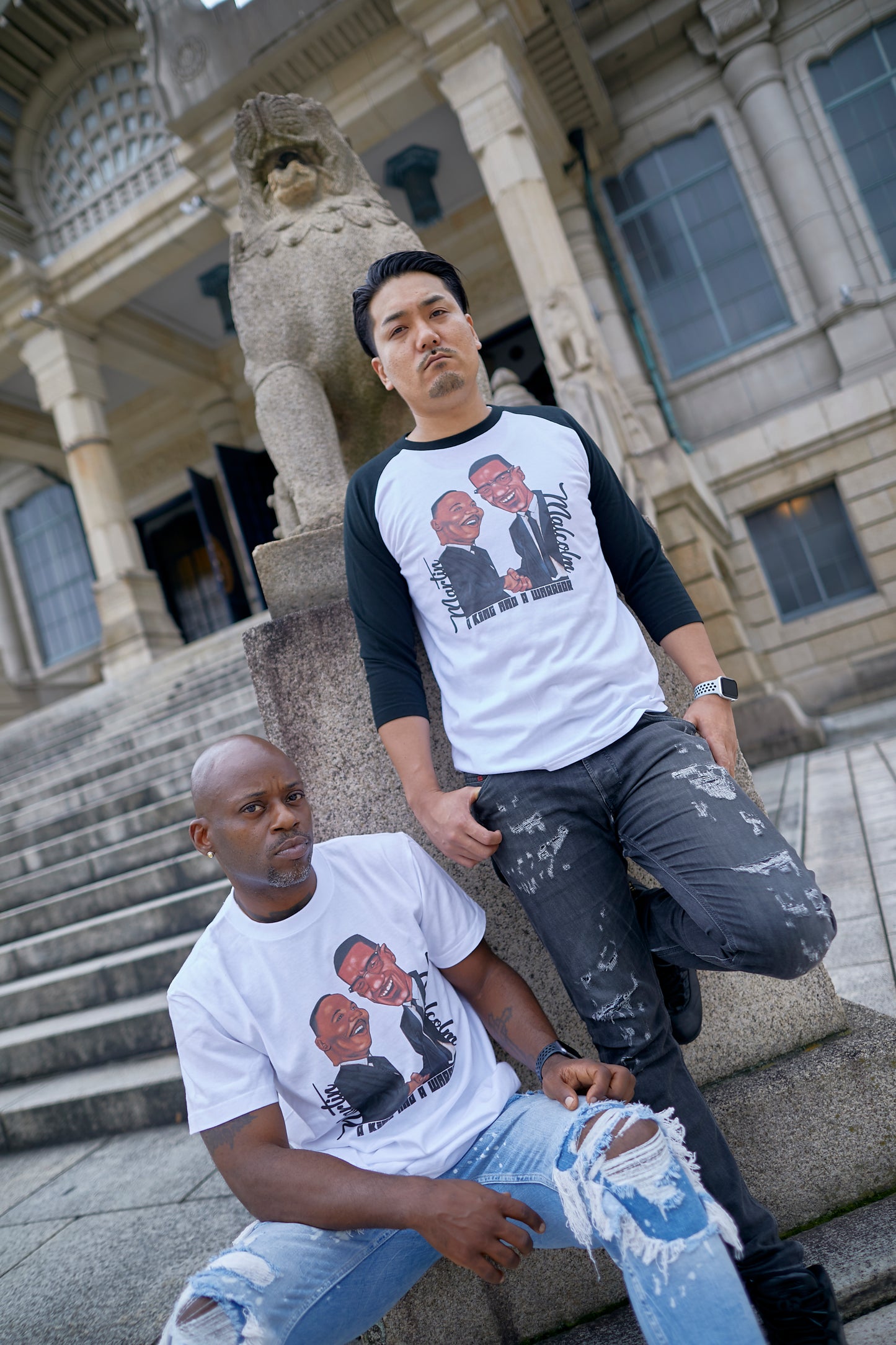 A King & A Warrior Crewneck T-Shirt