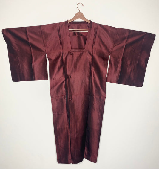 Red Wine - Short Kimono